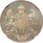 Hannover 1 vereinsthaler 1866 B, NGC MS63, "King George V (1851 - 1866)"