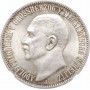 Саксония 3 марки 1913 г., NGC MS64, "Великий герцог Адольф Фридрих V (1904 - 1914)"