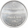 Switzerland 5 francs 1939, UNC, "Federal Exposition Zurich" silver coin