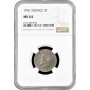 Франция 5 франков 1941 г., NGC MS64, "Маршал Филипп Петен"