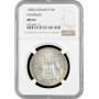 Hamburg 3 mark 1908 J, NGC MS63, "Free City (1871 - 1918)" silver coin