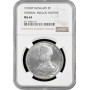 Hungary 5 pengo 1939 BP, NGC MS64, "Admiral Miklos Horthy" silver coin