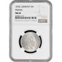 Prussia 2 mark 1876 C, NGC MS62, "King Wilhelm I (1861 - 1888)"