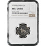 Индия 2 анна 1954 г., NGC PF63 CAM, "Республика Индия (1950 - 1956)"