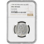Нидерланды 1 гульден 1904 г., NGC UNC Det., "Королева Вильгельмина (1890 - 1948)"
