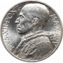 Vatican City 10 lire 1942, BU, "Pope Pius XII (1939 - 1958)" silver coin