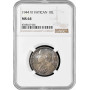 Vatican City 10 lire 1944, NGC MS64, "Pope Pius XII (1939 - 1958)" silver coin