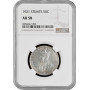 Straits Settlements 50 cents 1921, NGC AU58, "King George V (1911 - 1935)"