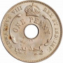 British West Africa 1 penny 1936 KN, NGC MS64, "King Edward VIII (01-12.1936)"