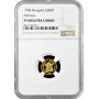 Mongolia 500 togrok 1998, NGC PF68 UC, "Buddhist Deity Maitreya" gold coin
