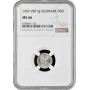 Denmark 10 ore 1907 VBP, NGC MS66, "King Frederick VIII (1906 - 1912)" silver