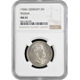 Prussia 2 mark 1904 A, NGC MS63, "King Wilhelm II (1888 - 1918)" silver coin