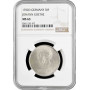 Weimar Republic 3 reichsmark 1932 D, NGC MS63, "100th Ann. - Death of Goethe"