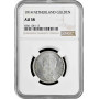 Нидерланды 1 гульден 1914 г., NGC AU58, "Королева Вильгельмина (1890 - 1948)"