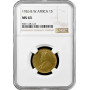 British West Africa 1 shilling 1926, NGC MS63, "King George V (1910 - 1936)"