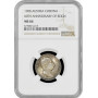 Austria 1 corona 1908, NGC MS66, "60th Anniversary of Reign" silver coin