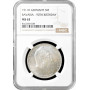 Bayern 3 Mark 1911 D, NGC MS63, "90. Geburtstag von Prinzregent Luitpold"