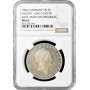 Saxony 1 thaler 1854 F, NGC MS62, "Death of King Friedrich August II" Pop 2/1