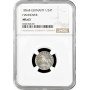 Ганновер 1/24 талера 1856 г. B, NGC MS63, "Король Георг V (1851 - 1866)"