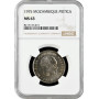Mozambique 1 metica 1975, NGC MS63, "Republic of Mozambique (1975 - 1979)"