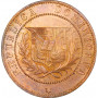 Dominican Republic 2 centavos 1878 E, PCGS SP65 RB, "ESSAI KM# E14.2" Top Pop