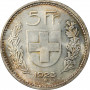 Швейцария 5 франков 1923 г. B, PCGS MS63, "Конфедерация (1917 - 1967)"