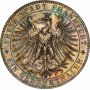 Frankfurt 1 thaler 1863, PCGS MS63, "Assembly of Princes" silver coin