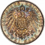 Saxony 2 mark 1902 E, PCGS MS62, "King Albert (1873 - 1902)" silver coin