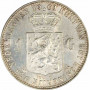Нидерланды 1 гульден 1901 г., PCGS AU Det., "Королева Вильгельмина (1890 - 1948)"