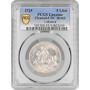 Litauen 5 Litai 1925, PCGS UNC Det., "Erste Republik (1925 - 1938)" Silbermünze