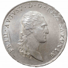 Saxony 2/3 thaler 1810 SGH, UNC, "King Frederick Augustus I (1806 - 1827)"