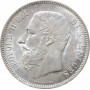 Belgium 5 francs 1868 Pos A, UNC, "King Leopold II (1865 - 1909)" Small Head