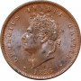 Great Britain 1 penny 1826, UNC, "King George IV (1820 - 1830)"