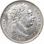 Great Britain 6 pence 1819, UNC, "King George III (1760 - 1820)" silver coin