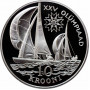 Estonia 10 krooni 1992, PROOF, "Olympische Spiele, Barcelona 1992-Segeln"