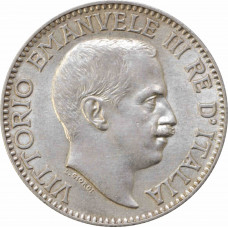 Итальянское Сомали 1 рупия 1914 г. R, UNC "Король Виктор Эммануил III (1900 - 1946)"