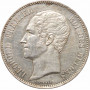 Belgium 5 francs 1853, UNC Det., "Marriage of The Duke" silver coin