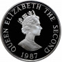 Jersey 2 pounds 1987, PROOF, "25th Anniversary - World Wildlife Fund"