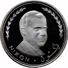 Фуджейра (ОАЭ) 2 риала AH 1389 (1970) г., PROOF, "Президент Ричард Никсон"