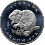 Польша 100 злотых 1978 г., PROOF PROBA, "Охрана окружающей среды - Бобр"