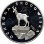 Польша 100 злотых 1979 г., PROOF PROBA, "Охрана окружающей среды - Серна"