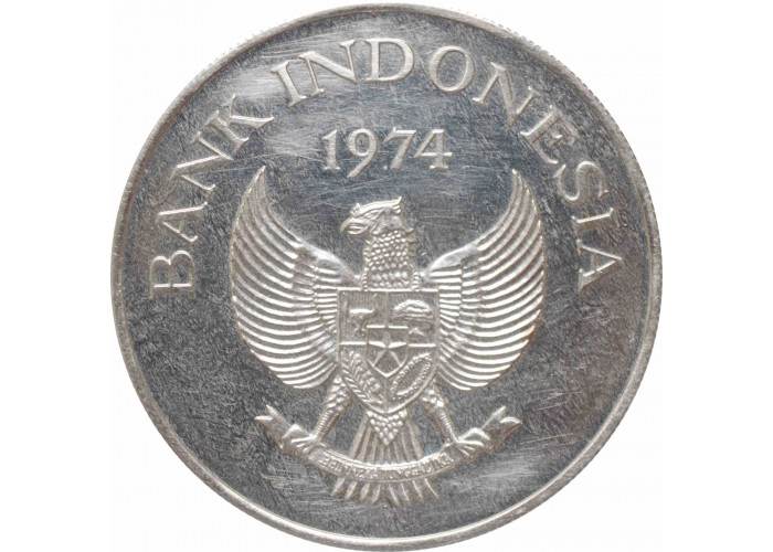 Индонезия 5000 рупий 1974 г., UNC, "Орангутан"