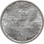 Швейцария 5 франков 1944 г. B, UNC, "500 лет Битве у Сент-Якоба"