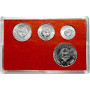 Северная Корея набор монет 1959-1978 г., BU, "НДР (1959 - 2022)" Одна звезда на реверсе