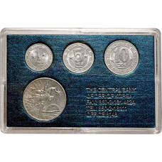 Северная Корея набор монет 1959-1978 г., BU, "НДР (1959 - 2022)" Две звезды на реверсе