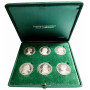 Italy 6 silver medals, PROOF, "Regional Council of Lombardy"