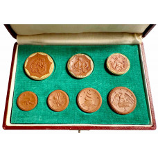 Germany porcelain coins set 1920, UNC, "Federal state of Saxony (1917 - 1922)"