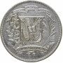 Dominican Republic 1 peso 1939, XF Det., "Dominican Republic (1937 - 2020)"