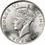 Южная Родезия 1/2 кроны 1944 г., NGC MS63, "Колония Великобритании (1932 - 1955)"