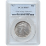 USA half dollar 1937 г., PCGS PR65, "Walking Liberty Half Dollar" silver coin